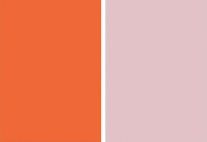 Water proof double sided product photography background orange salmon pink