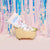 Miniature Plastic Bath Tub Gold for Product Photography