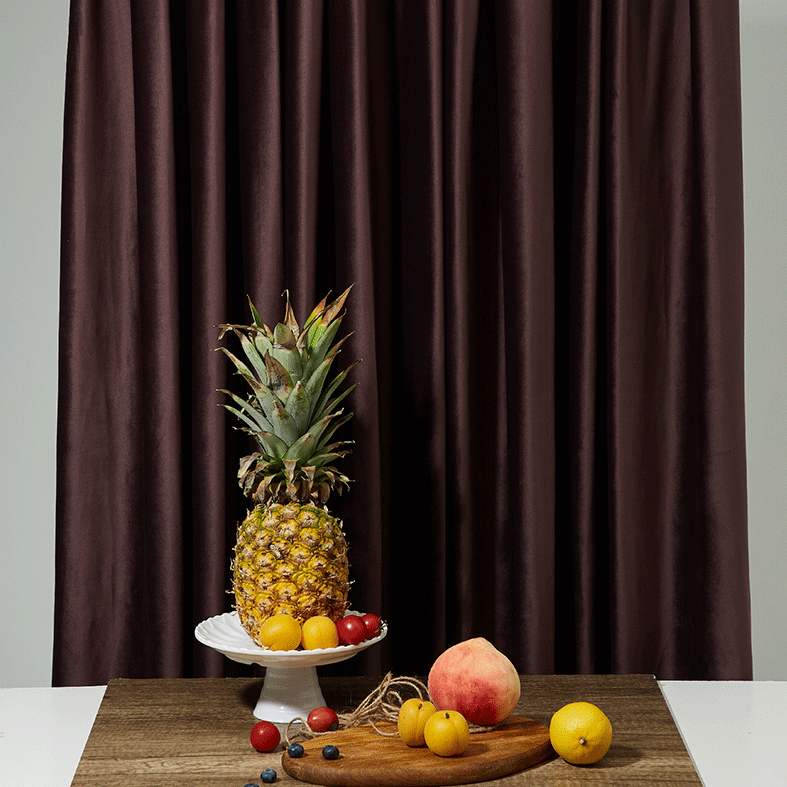 Product Photography Backdrop Curtain Brown
