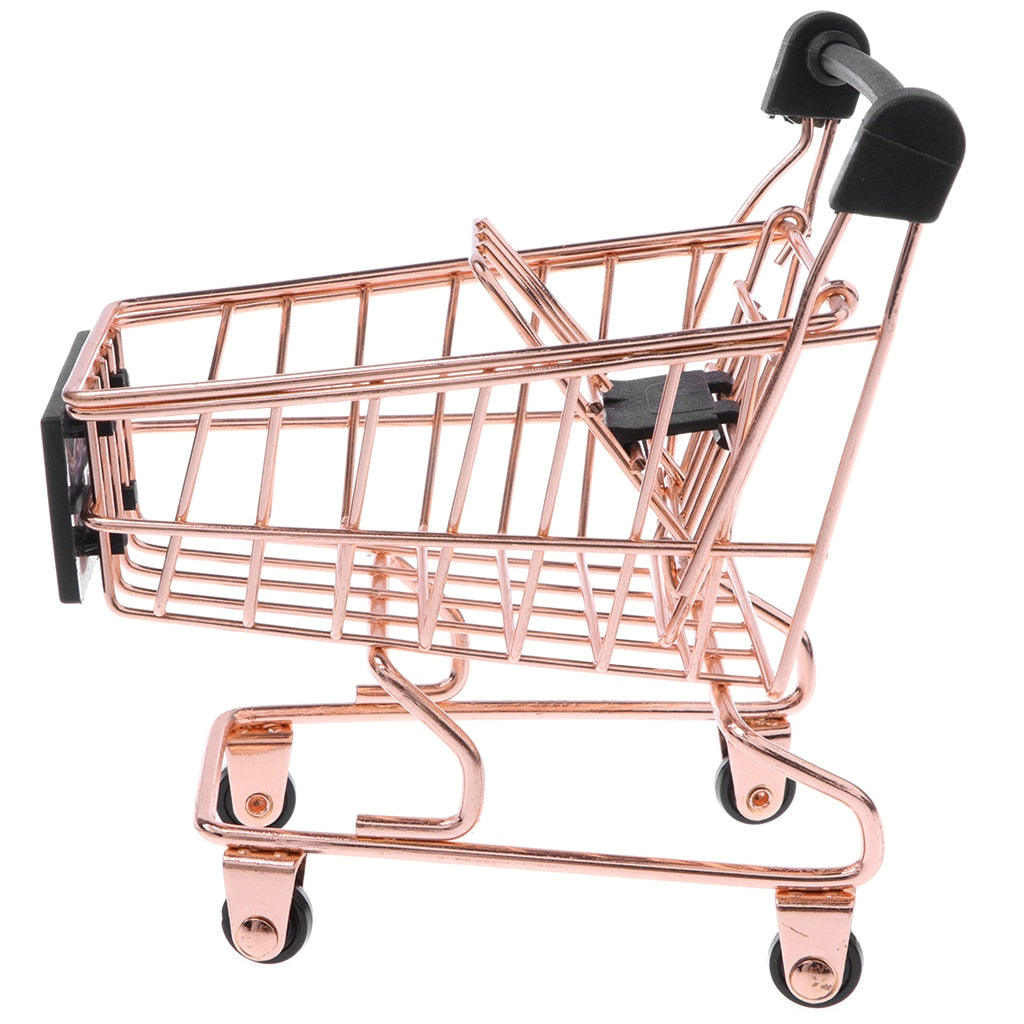 Miniature Shopping Cart Trolley Product Photography Prop